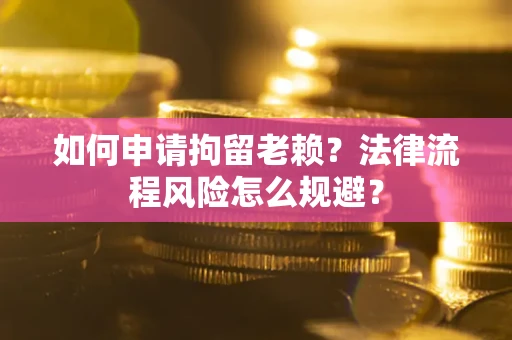 北京如何申请拘留老赖？法律流程风险怎么规避？