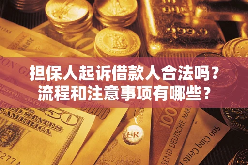 北京担保人起诉借款人合法吗？流程和注意事项有哪些？