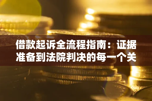 北京借款起诉全流程指南：证据准备到法院判决的每一个关键步骤