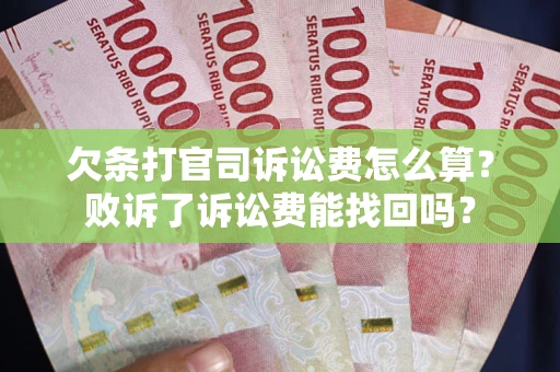 北京欠条打官司诉讼费怎么算？败诉了诉讼费能找回吗？