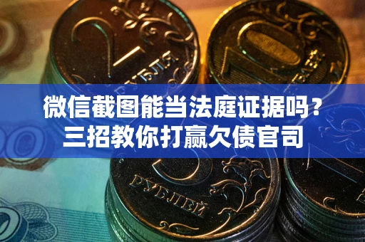 北京微信截图能当法庭证据吗？三招教你打赢欠债官司